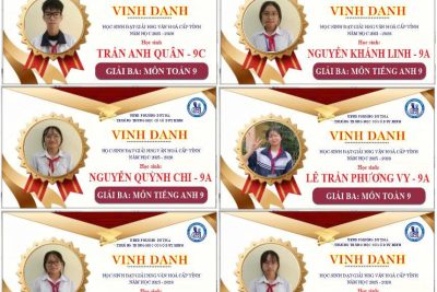 TRƯỜNG THCS DUY MINH TỰ HÀO VỮNG BƯỚC